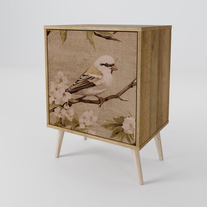 PETAL DISTINGUISH 1-Door Sideboard in Oak Effect