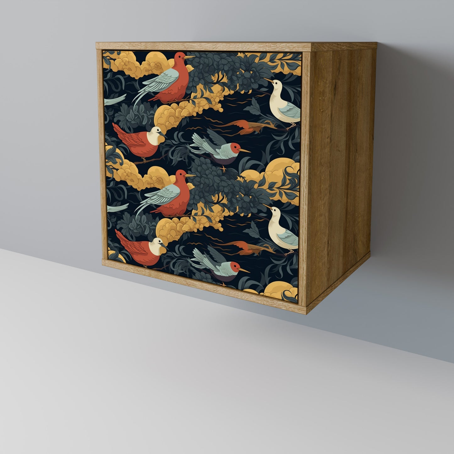 FOWLY DAZE 1-Door Sideboard in Oak Effect