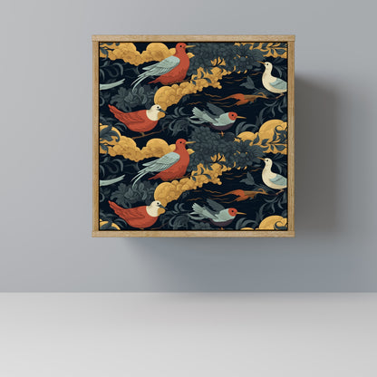 FOWLY DAZE 1-Door Sideboard in Oak Effect