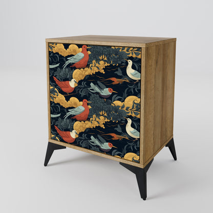 FOWLY DAZE 1-Door Sideboard in Oak Effect