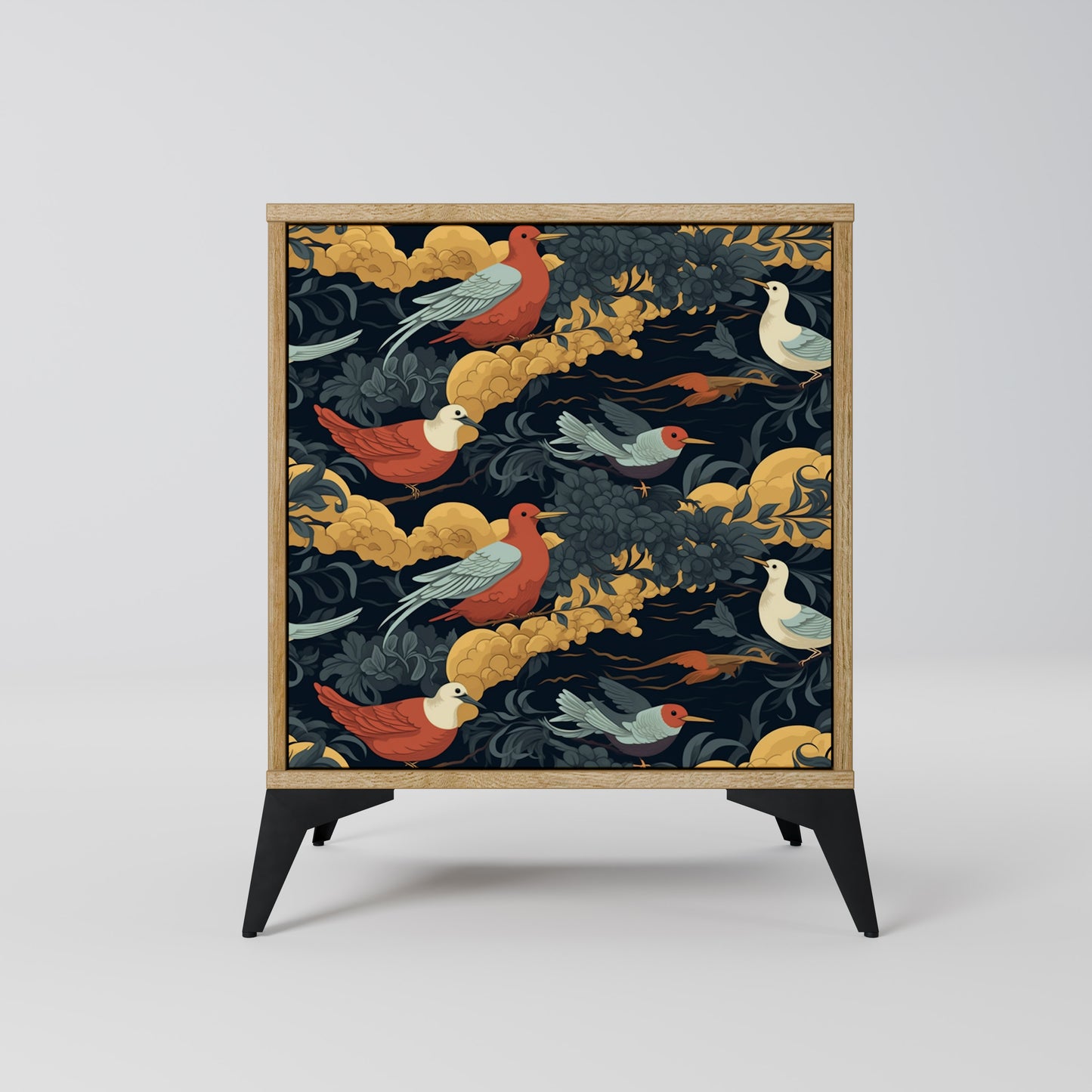 FOWLY DAZE 1-Door Sideboard in Oak Effect