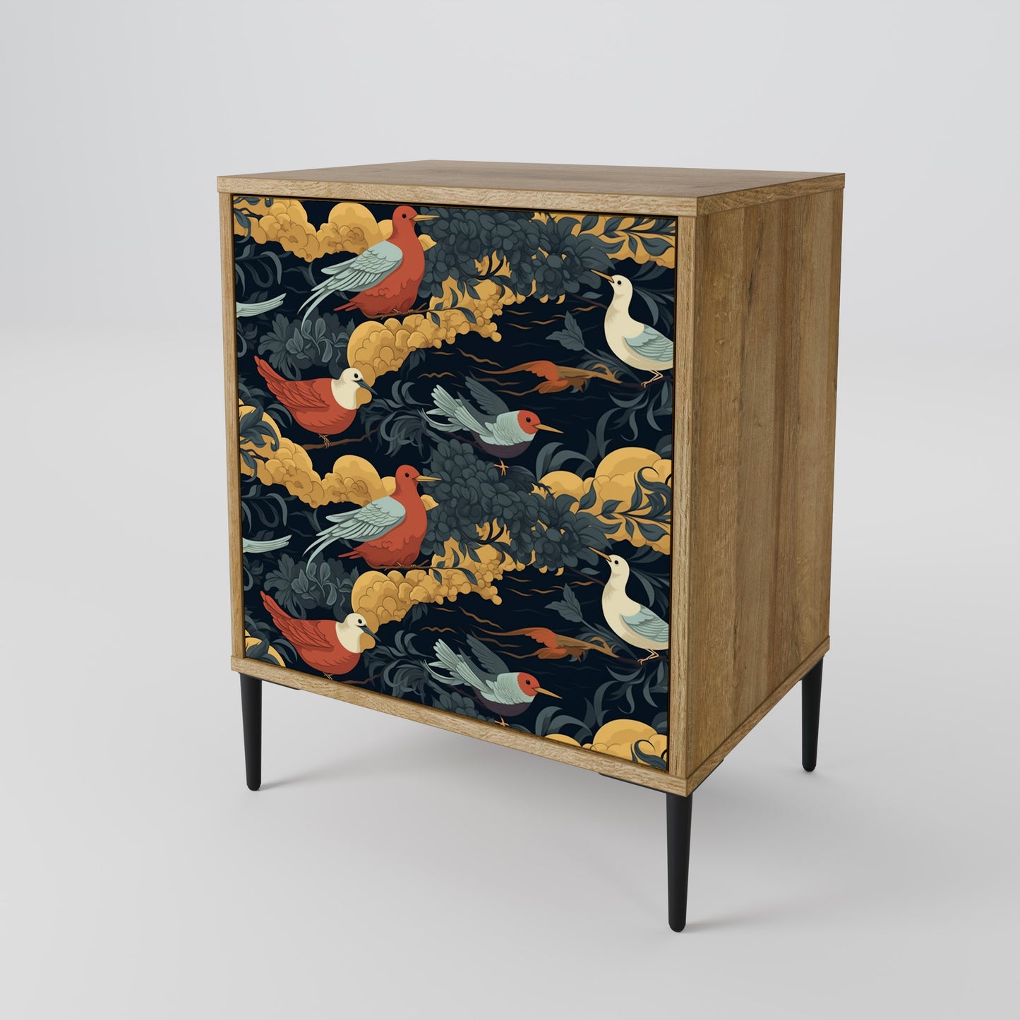 FOWLY DAZE 1-Door Sideboard in Oak Effect