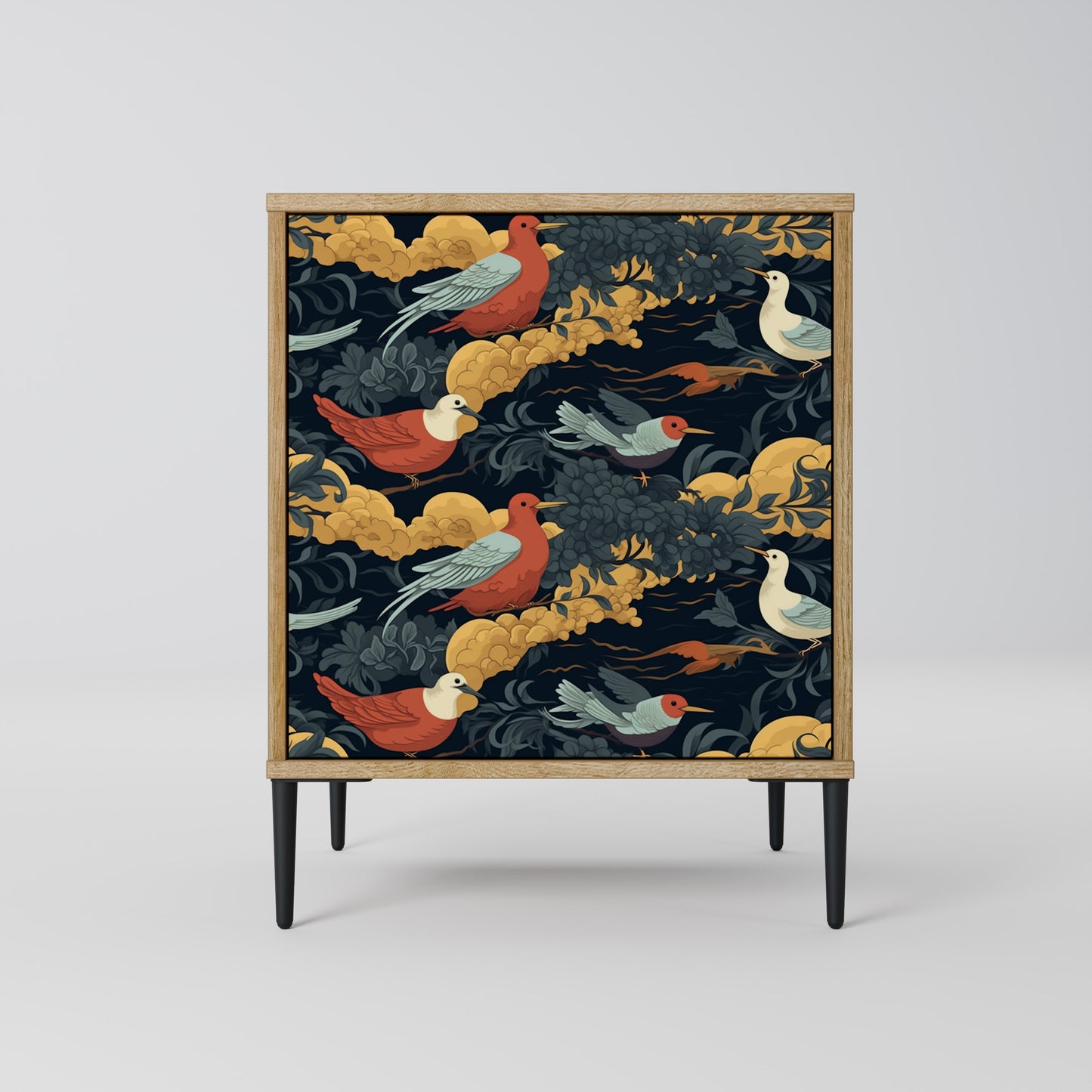 FOWLY DAZE 1-Door Sideboard in Oak Effect