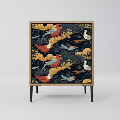 FOWLY DAZE 1-Door Sideboard in Oak Effect