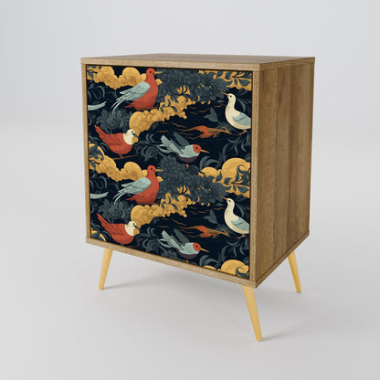 FOWLY DAZE 1-Door Sideboard in Oak Effect