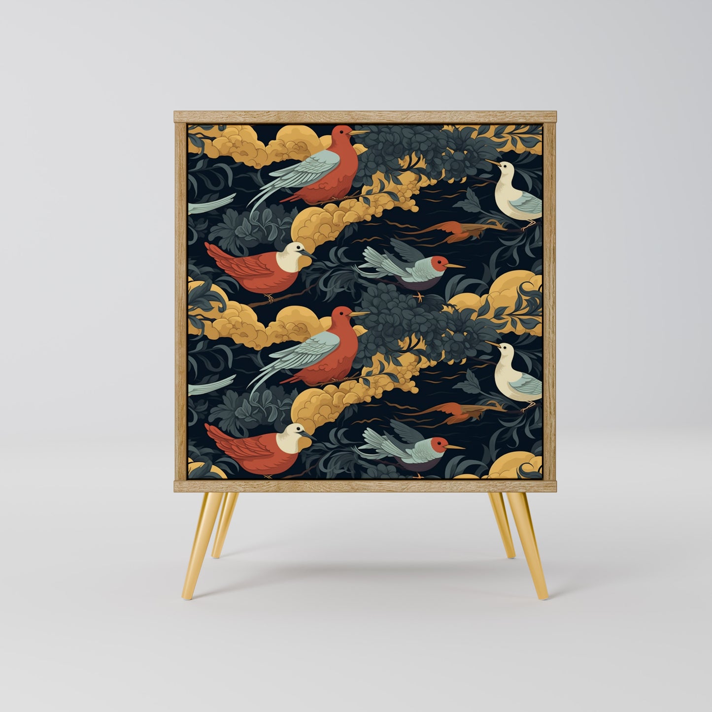 FOWLY DAZE 1-Door Sideboard in Oak Effect