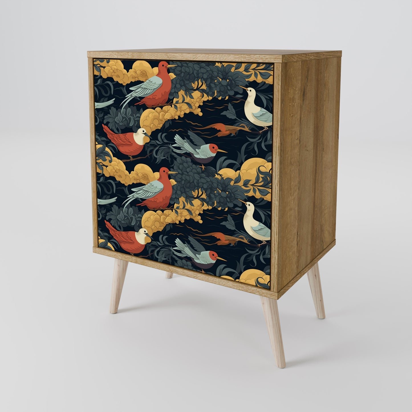 FOWLY DAZE 1-Door Sideboard in Oak Effect