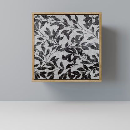 CHARCOAL SPROUT 1-Door Sideboard in Oak Effect