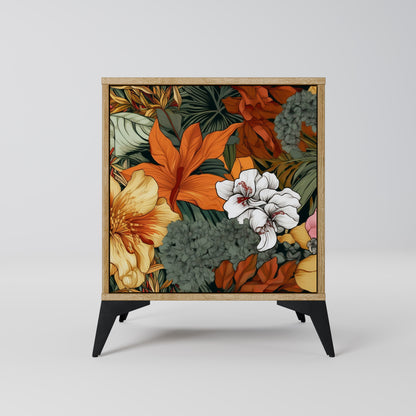 RADIANT FLORA Madia a 1 anta effetto rovere