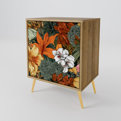 RADIANT FLORA 1-Door Sideboard in Oak Effect