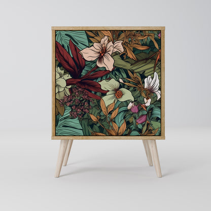 BOTANICAL EMERGENCE 1-Door Sideboard in Oak Effect