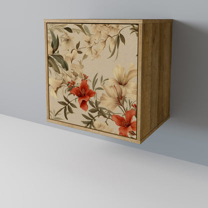 BLOOMING HARMONY 1-Door Sideboard in Oak Effect