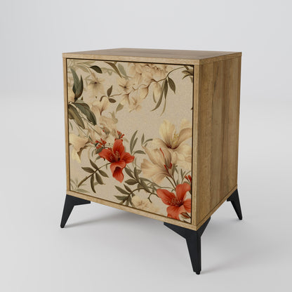 BLOOMING HARMONY 1-Door Sideboard in Oak Effect