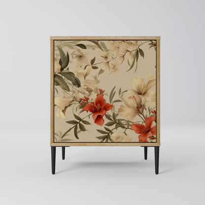 BLOOMING HARMONY 1-Door Sideboard in Oak Effect