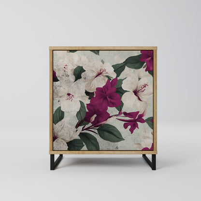 FLOWERET DREAM 1-Door Sideboard in Oak Effect