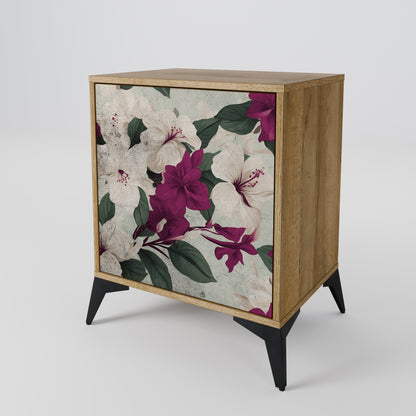 FLOWERET DREAM 1-Door Sideboard in Oak Effect