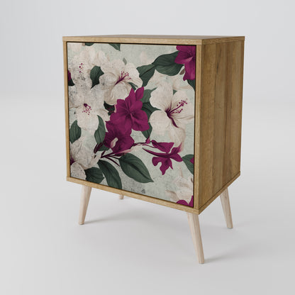 FLOWERET DREAM 1-Door Sideboard in Oak Effect