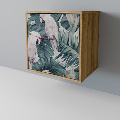 Credenza POPINJAY LOOK a 1 anta effetto rovere