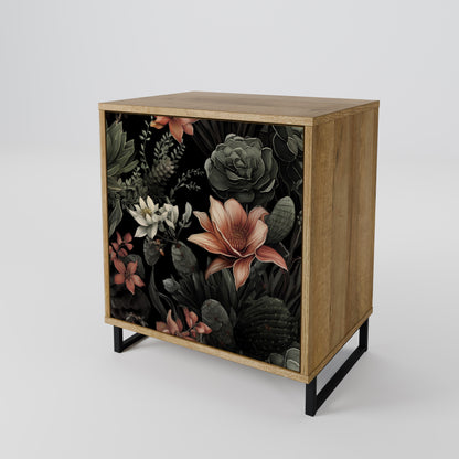 SECRET VERDURE 1-Door Sideboard in Oak Effect