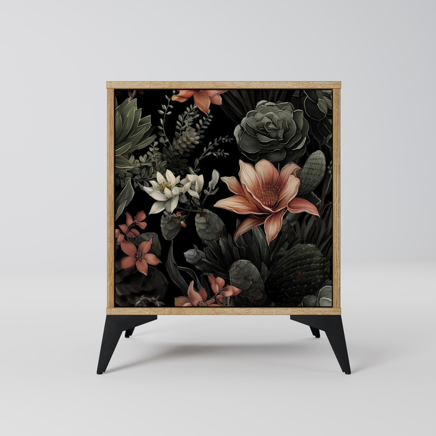 SECRET VERDURE 1-Door Sideboard in Oak Effect