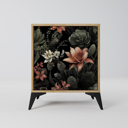 SECRET VERDURE 1-Door Sideboard in Oak Effect