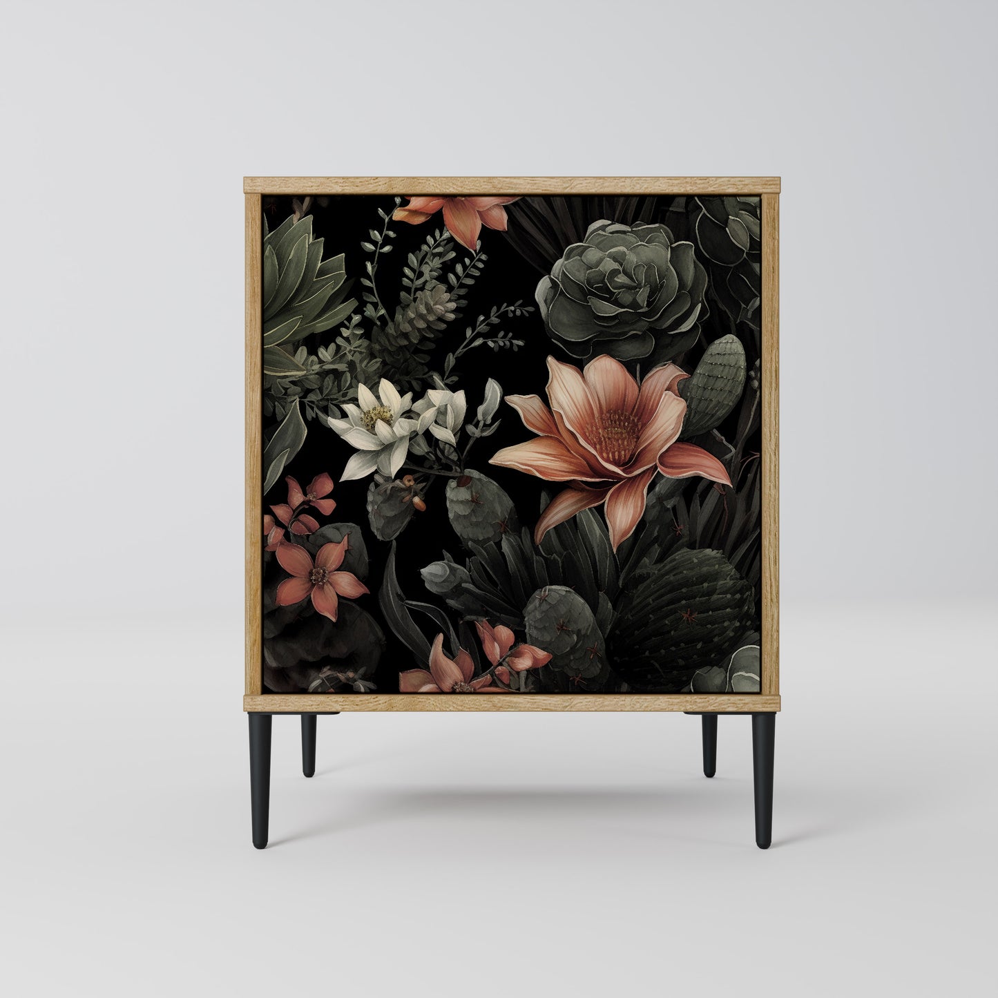 SECRET VERDURE 1-Door Sideboard in Oak Effect