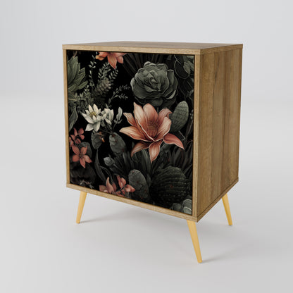 SECRET VERDURE 1-Door Sideboard in Oak Effect