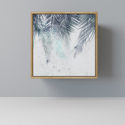 PALM VEIL 1-Door Sideboard in Oak Effect