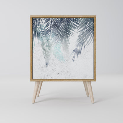 PALM VEIL 1-Door Sideboard in Oak Effect