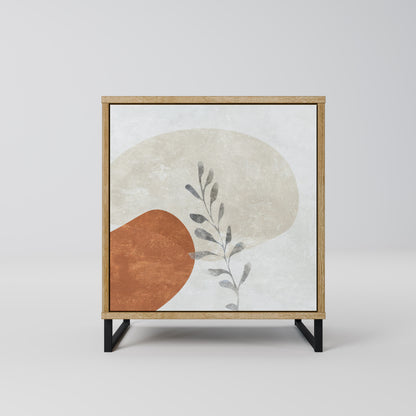 TRANQUIL TWIG 1-Door Sideboard in Oak Effect