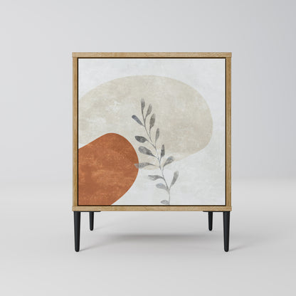 TRANQUIL TWIG 1-Door Sideboard in Oak Effect