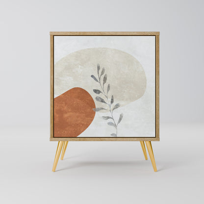 TRANQUIL TWIG 1-Door Sideboard in Oak Effect