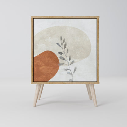 TRANQUIL TWIG 1-Door Sideboard in Oak Effect