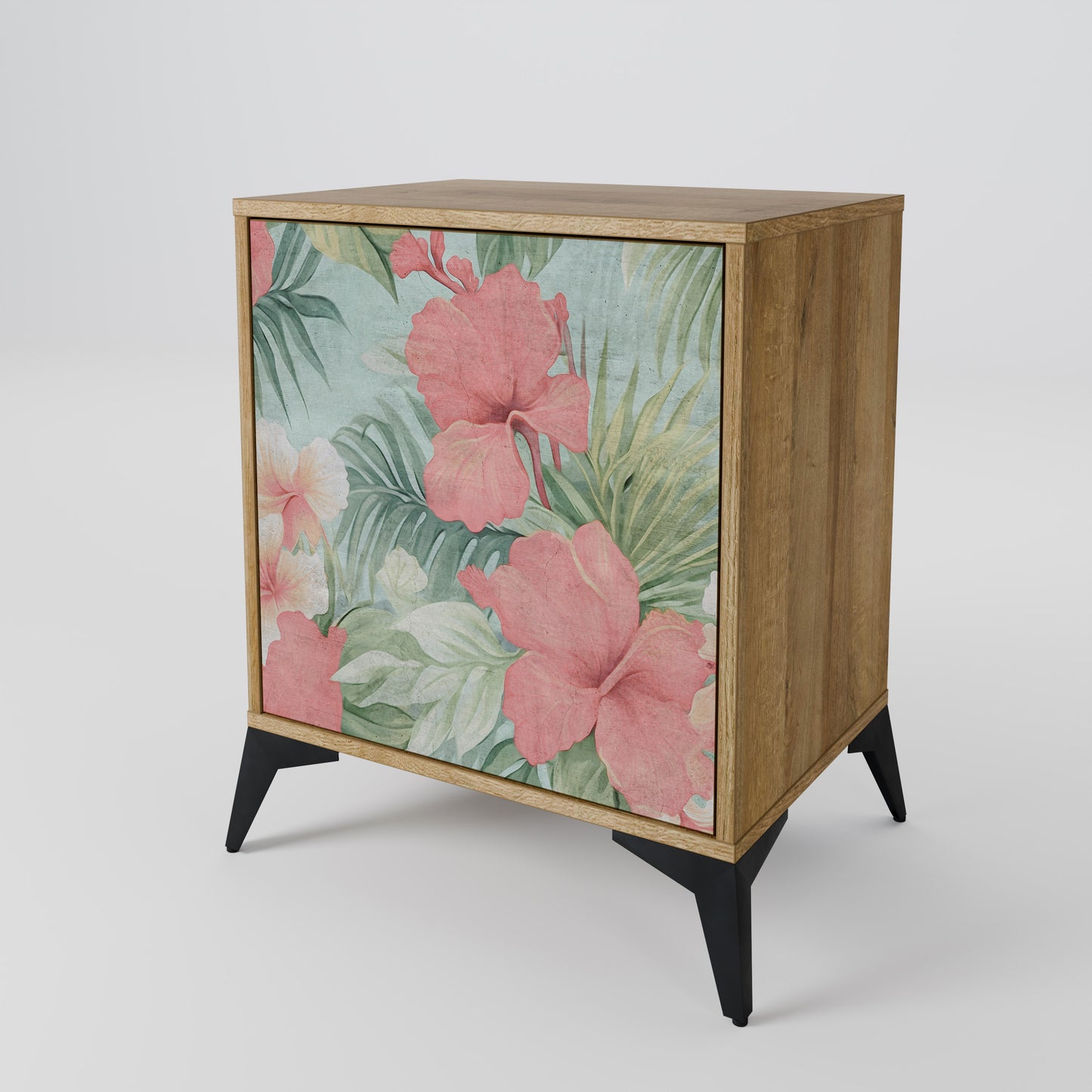 Credenza HAWAIIAN SPIRIT a 1 anta effetto rovere