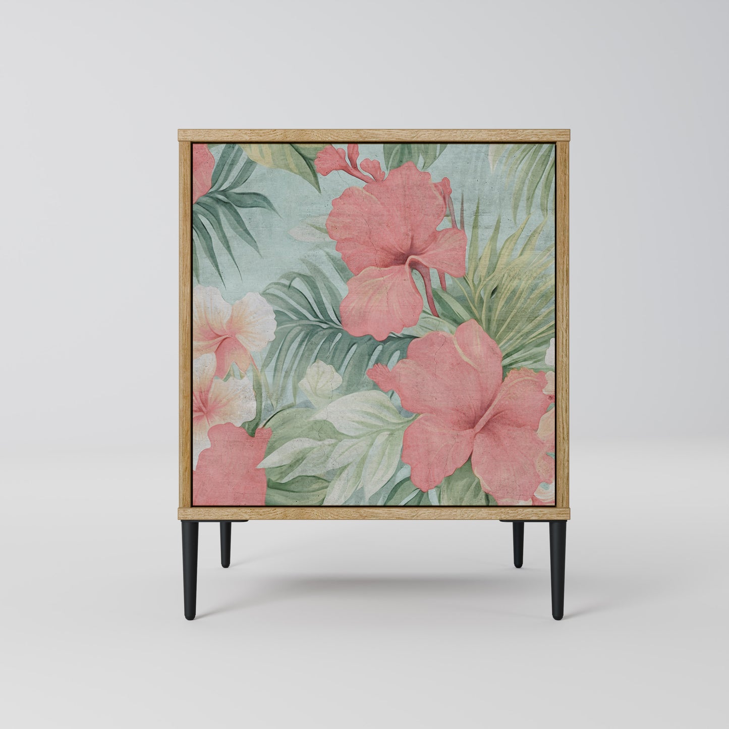 Credenza HAWAIIAN SPIRIT a 1 anta effetto rovere