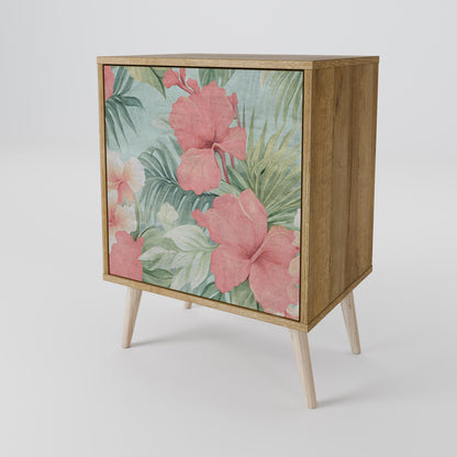 Credenza HAWAIIAN SPIRIT a 1 anta effetto rovere
