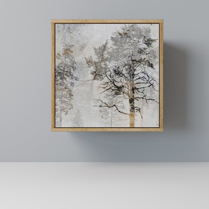 Credenza a 1 anta FADE IN THE TREES effetto rovere