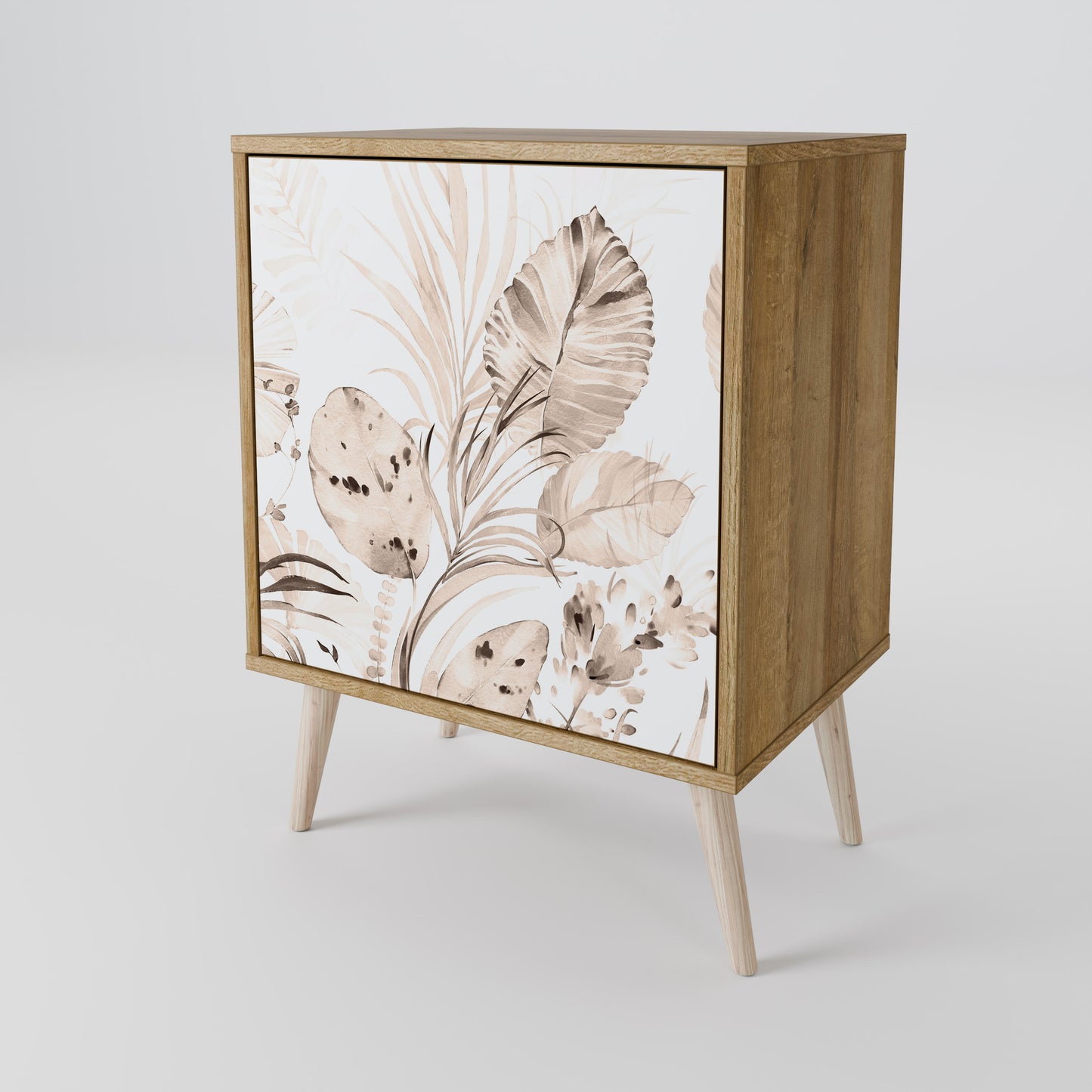 WILD TENDERNESS 1-Door Sideboard in Oak Effect