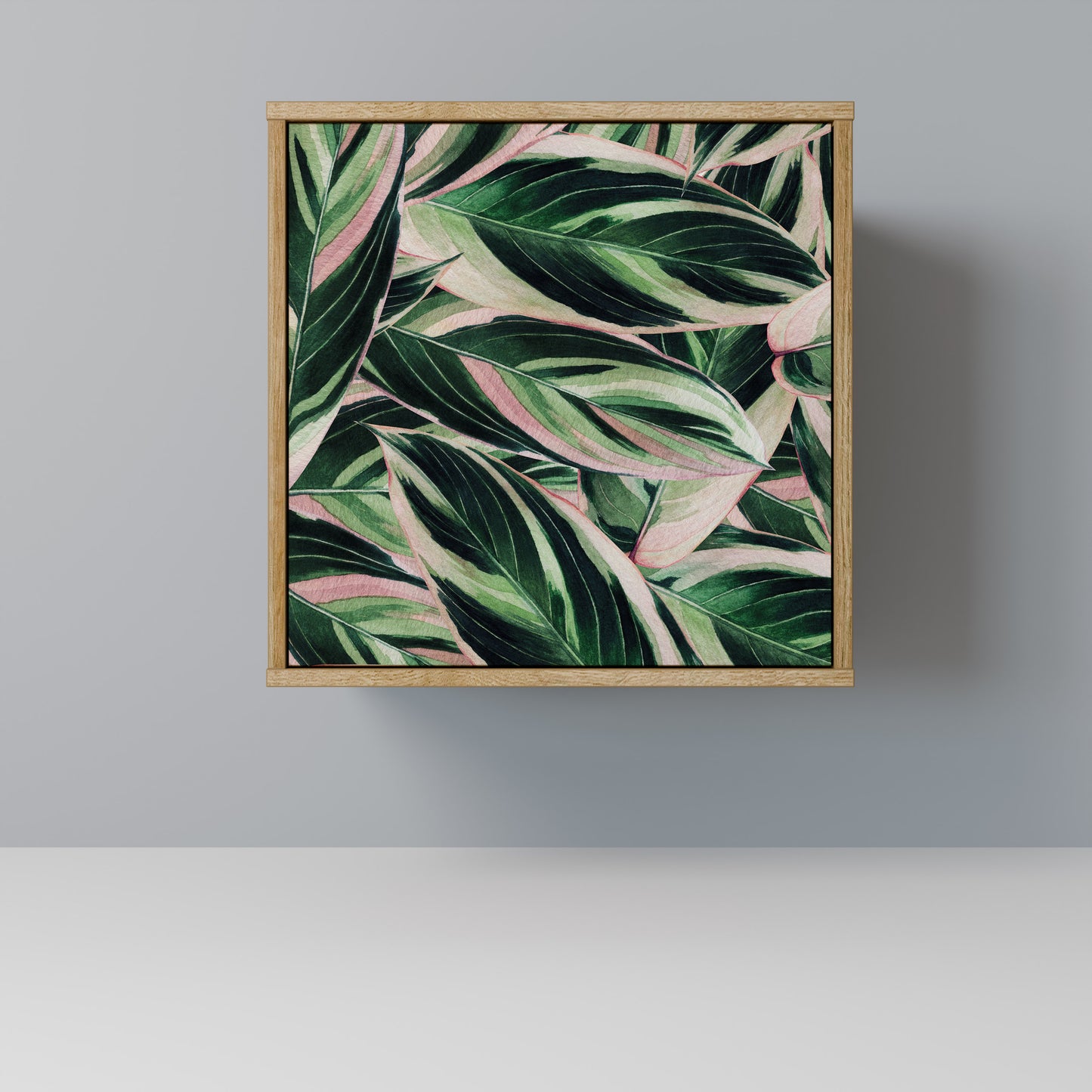 Credenza EERIE STROMANTHE a 1 anta effetto rovere