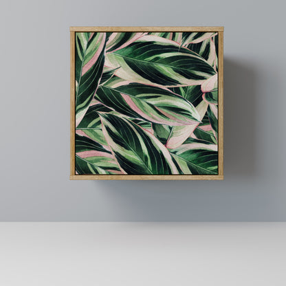 Credenza EERIE STROMANTHE a 1 anta effetto rovere