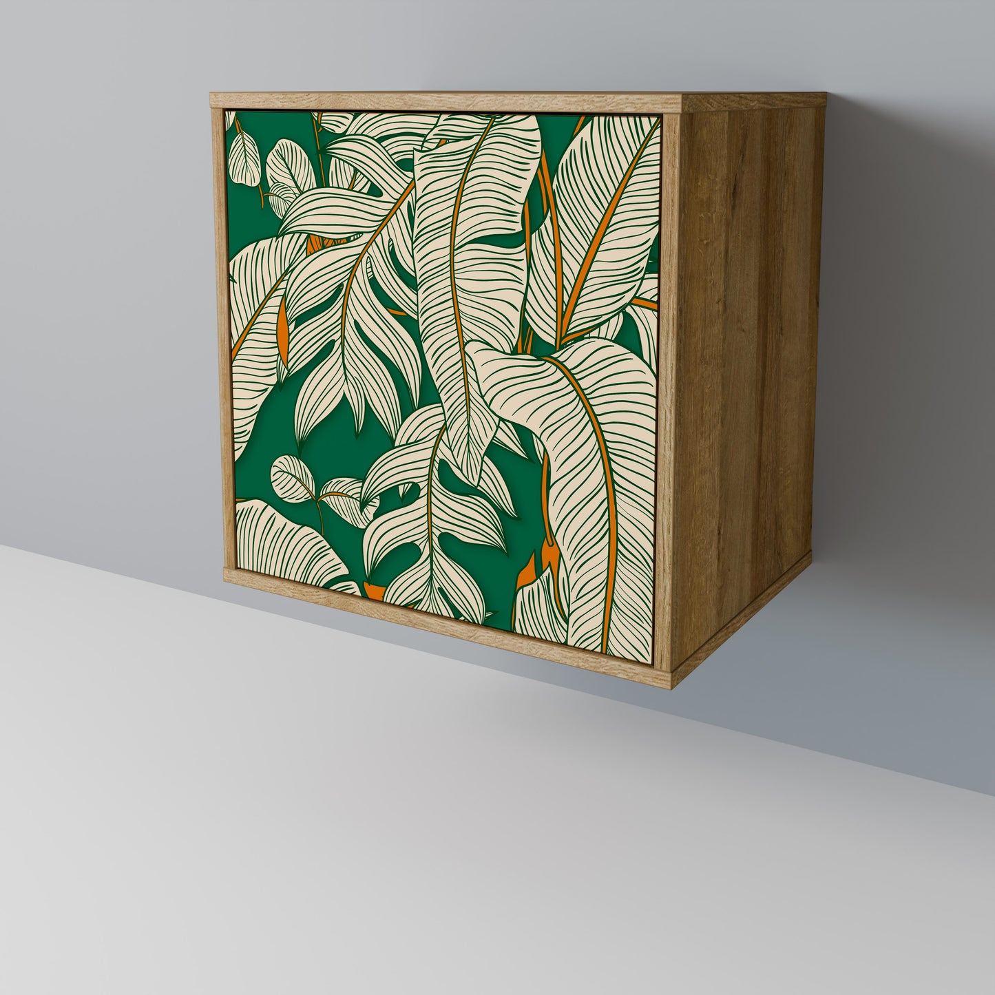 VERDANT PLEASURES 1-Door Sideboard in Oak Effect