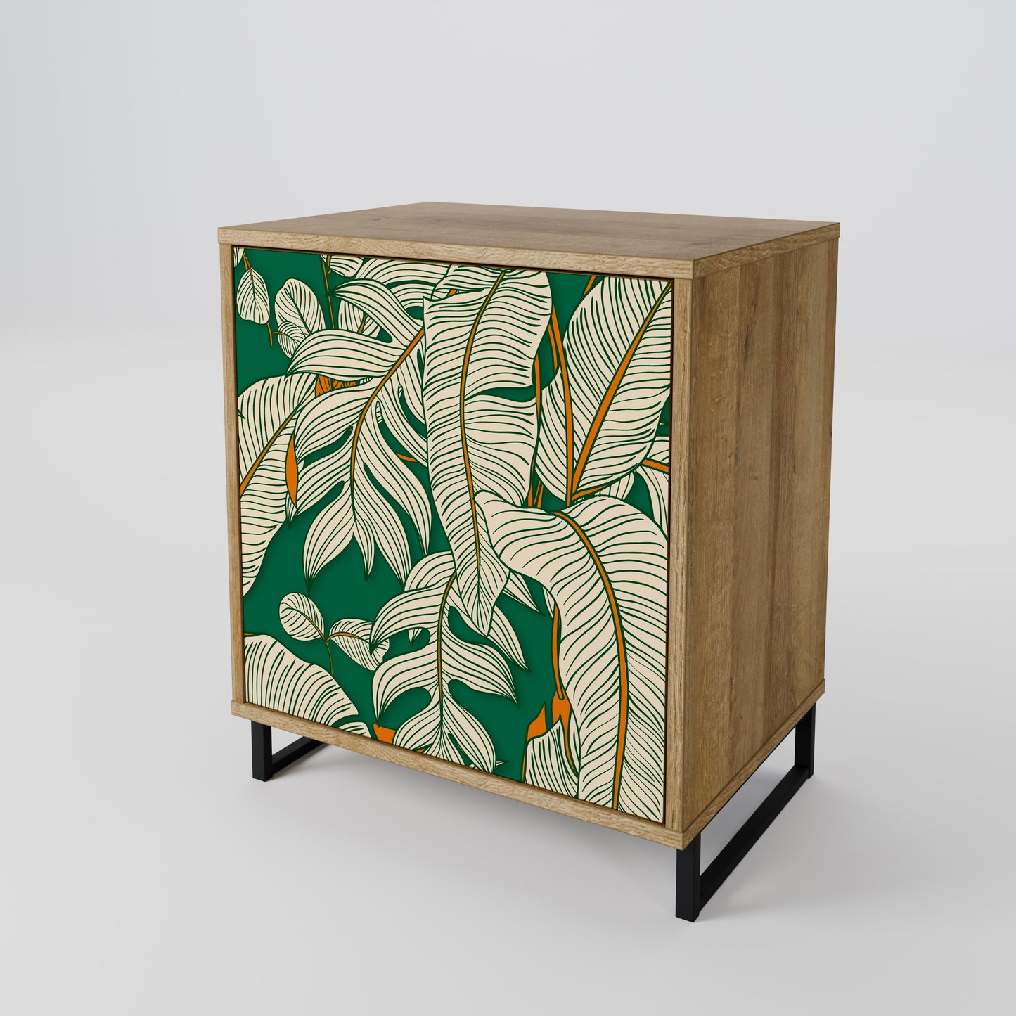 VERDANT PLEASURES 1-Door Sideboard in Oak Effect