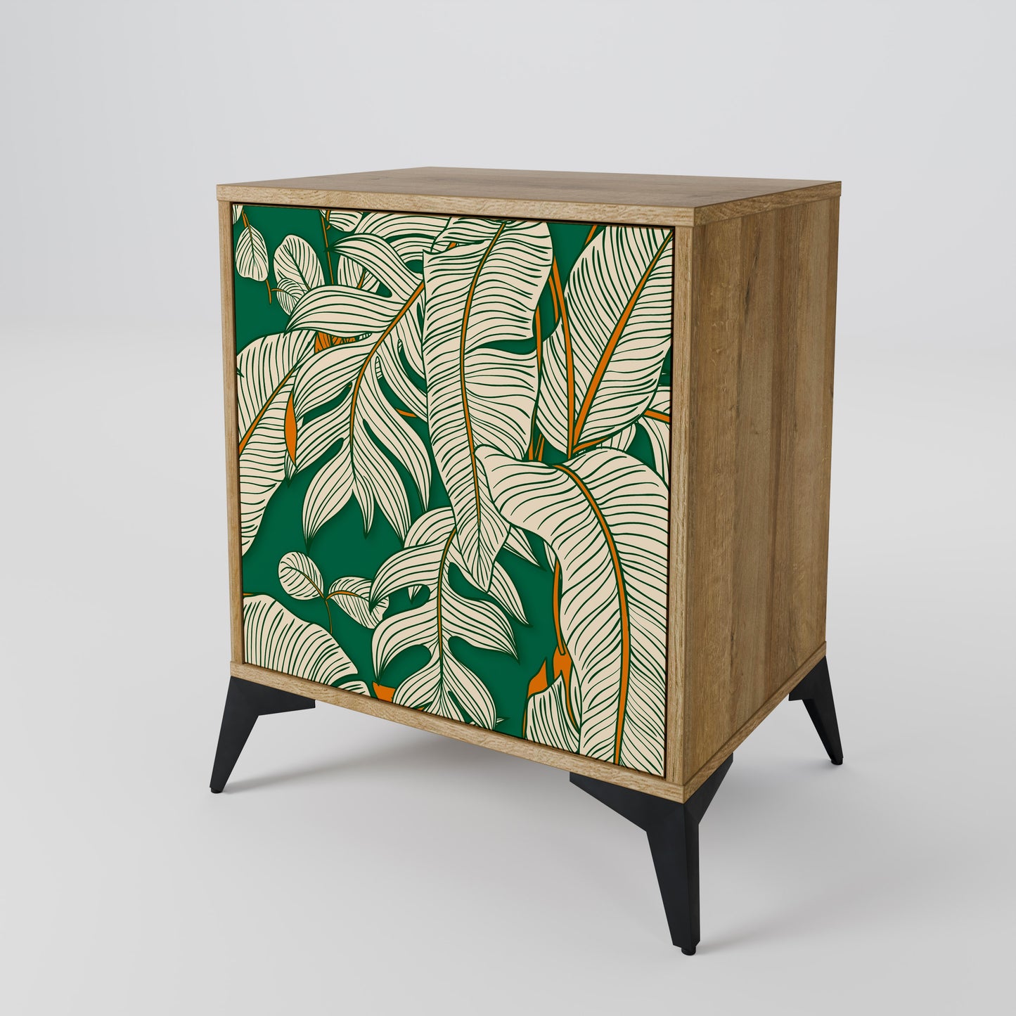VERDANT PLEASURES 1-Door Sideboard in Oak Effect