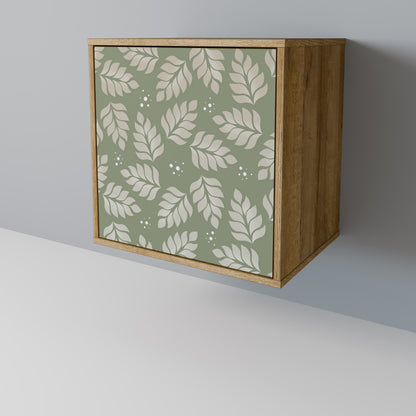 LEAVES ON GREEN 1-Door Sideboard in Oak Effect