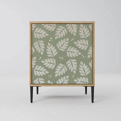 LEAVES ON GREEN 1-Door Sideboard in Oak Effect