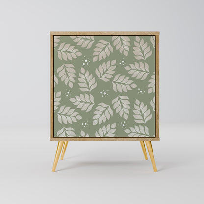 LEAVES ON GREEN 1-Door Sideboard in Oak Effect