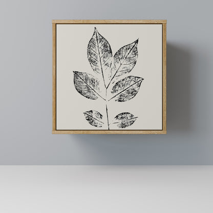 LEAFY STAMPS 1-Door Sideboard in Oak Effect