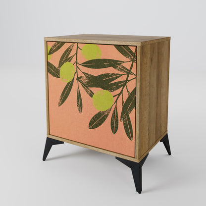 JUICY OLIVES 1-Door Sideboard in Oak Effect