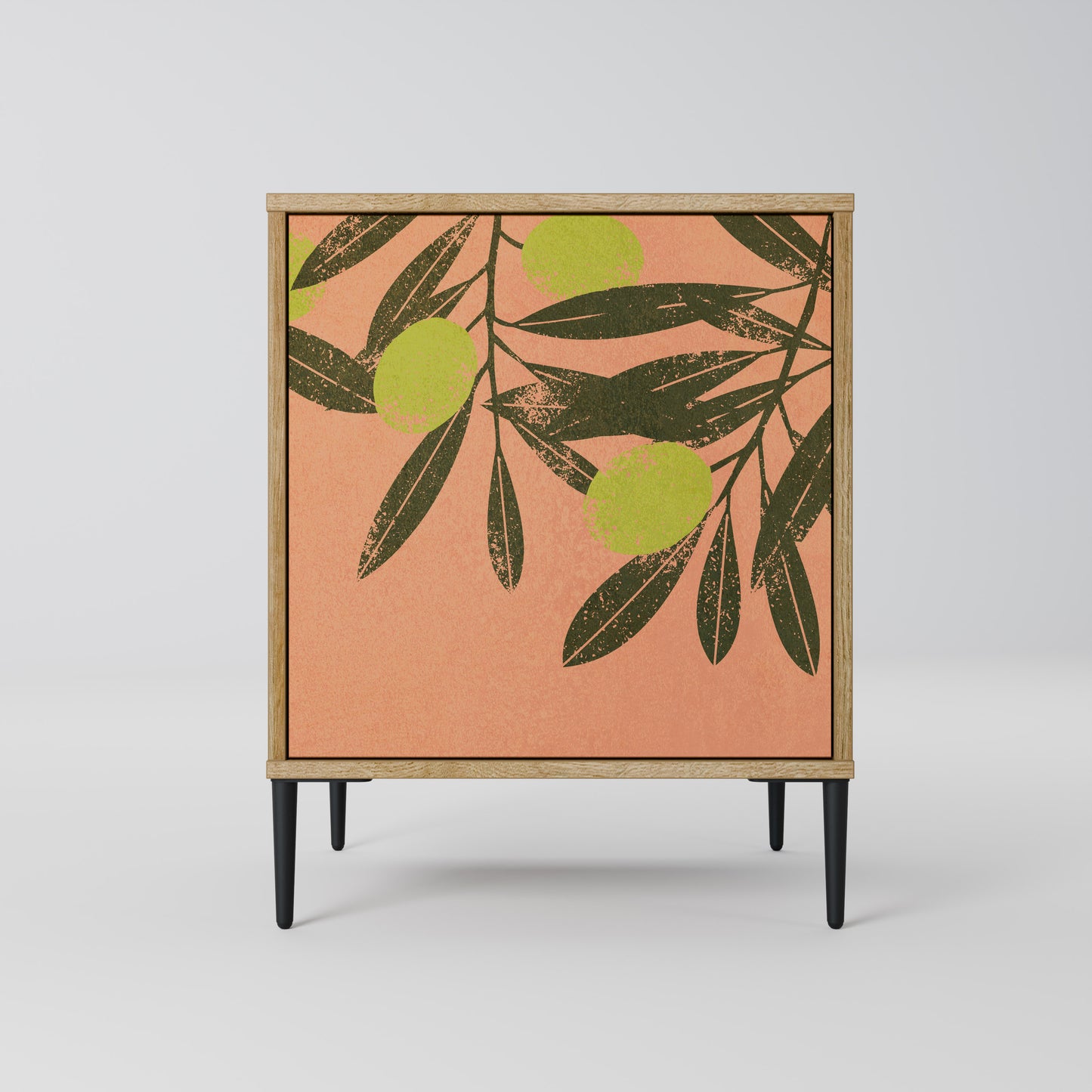 JUICY OLIVES 1-Door Sideboard in Oak Effect