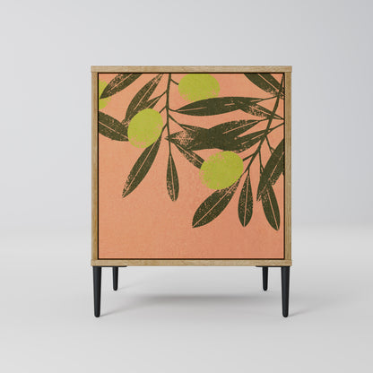 JUICY OLIVES 1-Door Sideboard in Oak Effect